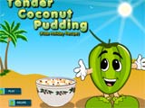 Tender coconut pudding - Juegos de cocina para jugar en el ordenador