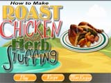 Juegos de Cocina: Roast chicken with herb stuffing